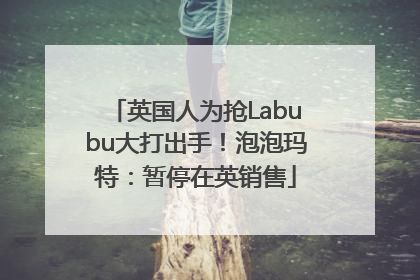 英国人为抢Labubu大打出手！泡泡玛特：暂停在英销售